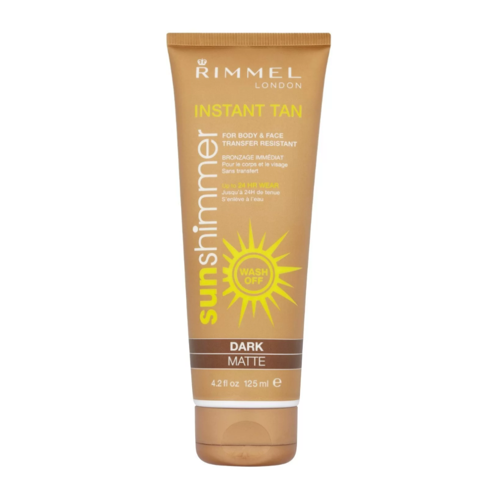 Rimmel London Instant Tan Sun Shimmer Instant Tan - Dark Matte 125ml