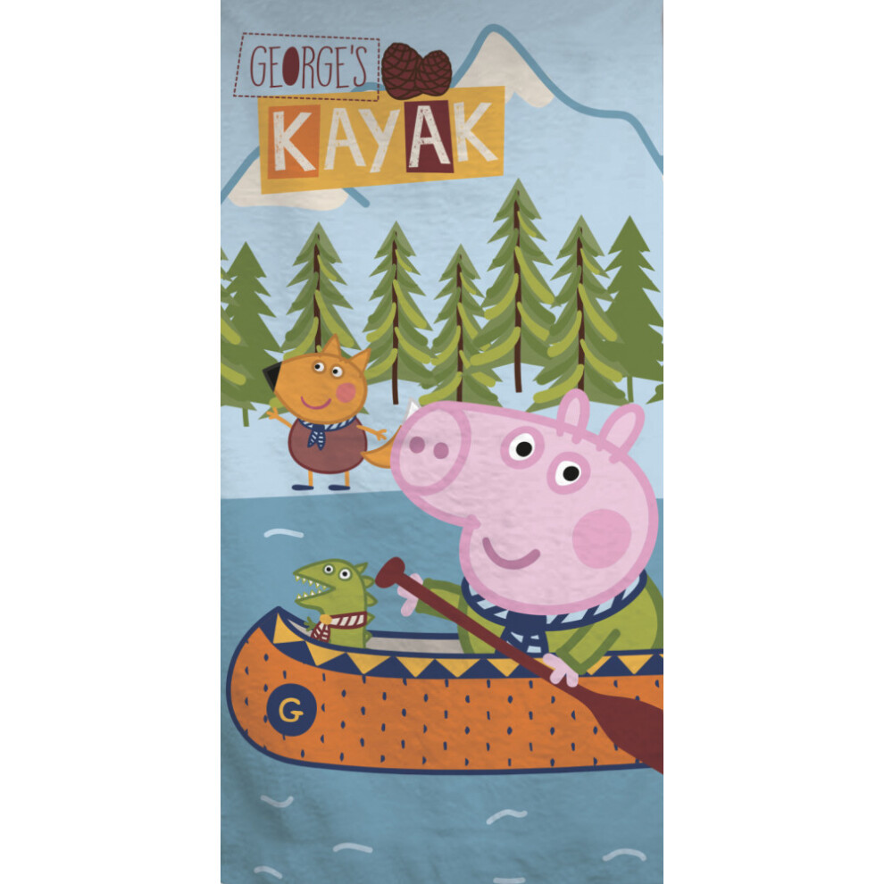 Peppa Pig Bath Beach towel 140 x 70 cm 100% COTTON - George's Kayak