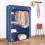 Canvas Wardrobe Organizer - Double - Blue 1