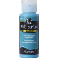 Peinture Acrylique Multi-Surface FolkArt, Hawaiian Surf 2 fl oz, Fini Satiné