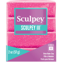 Sculpey 57 g - glitteri vaaleanpunainen