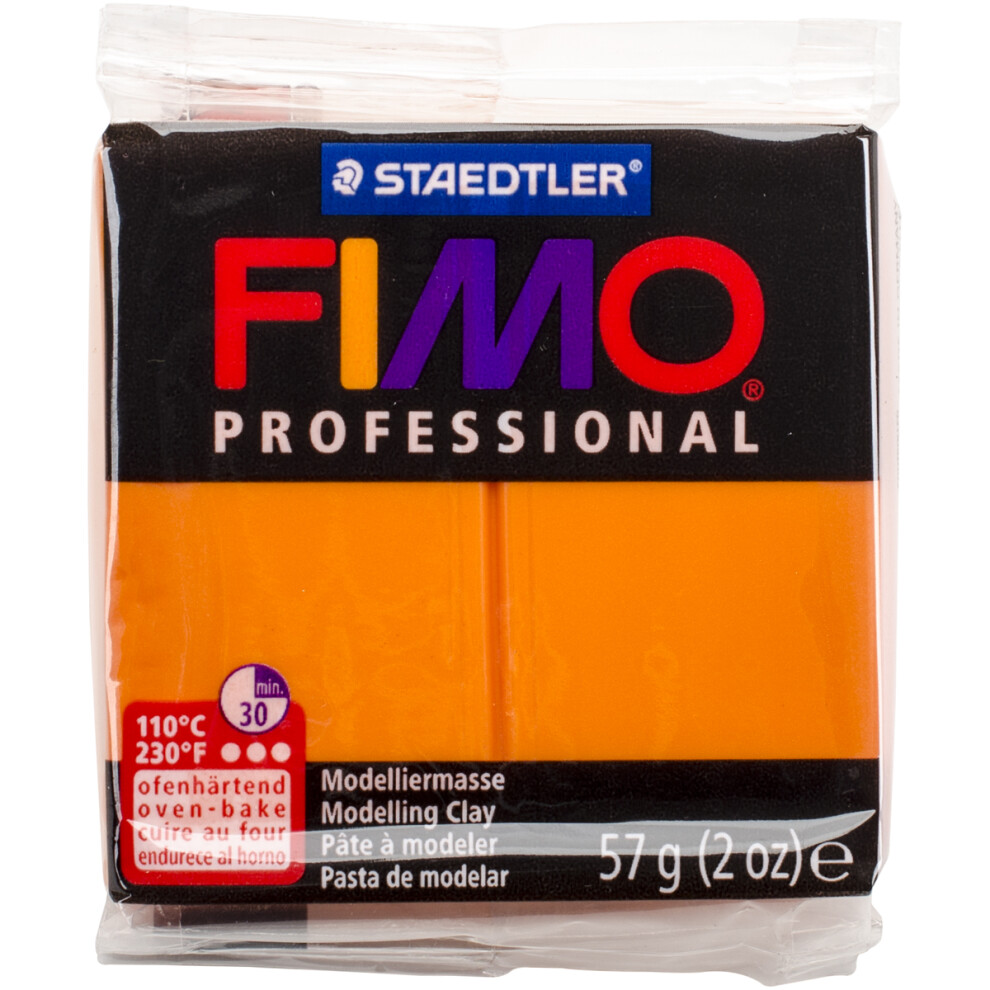 Fimo Professional Soft Polymer Clay 2oz-Orange EF8005-4