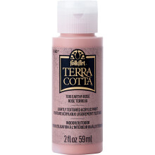 FolkArt, Aardet Roze 59 ml Assorted Acryl 2 fl oz / 59ml Terra Cotta Verf Voor Eenvoudige DIY Klussen