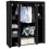 Canvas Wardrobe Organizer  - Triple - Black 1