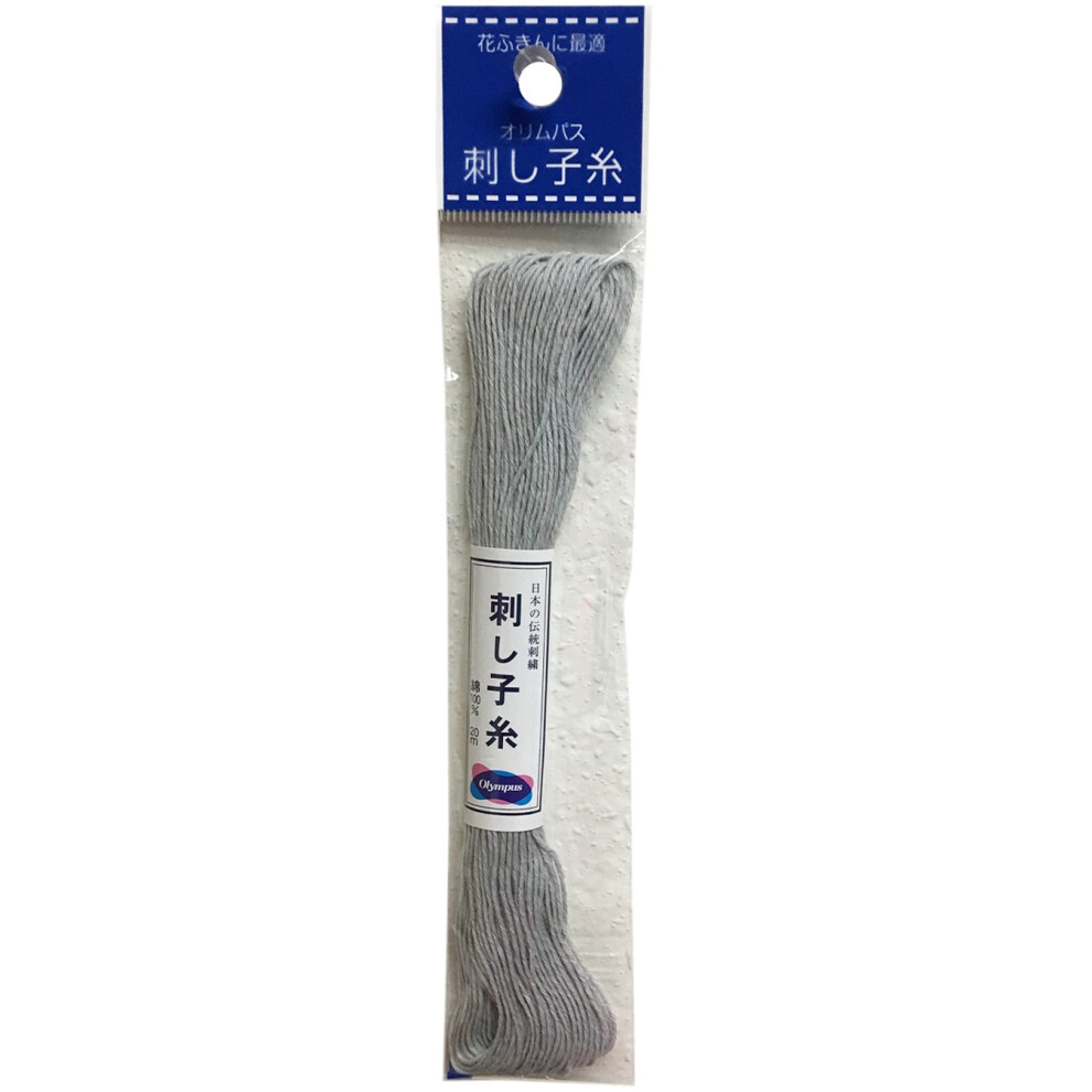 Olympus Sashiko Cotton Thread 22yd Solid-Gray ST20SP-28