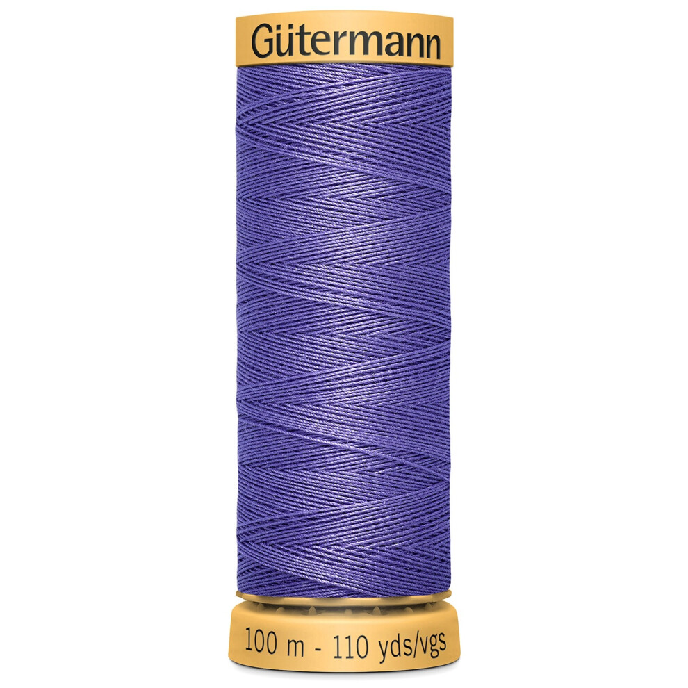 Gutermann Natural Cotton Thread 110yd-Purple 103C-6110