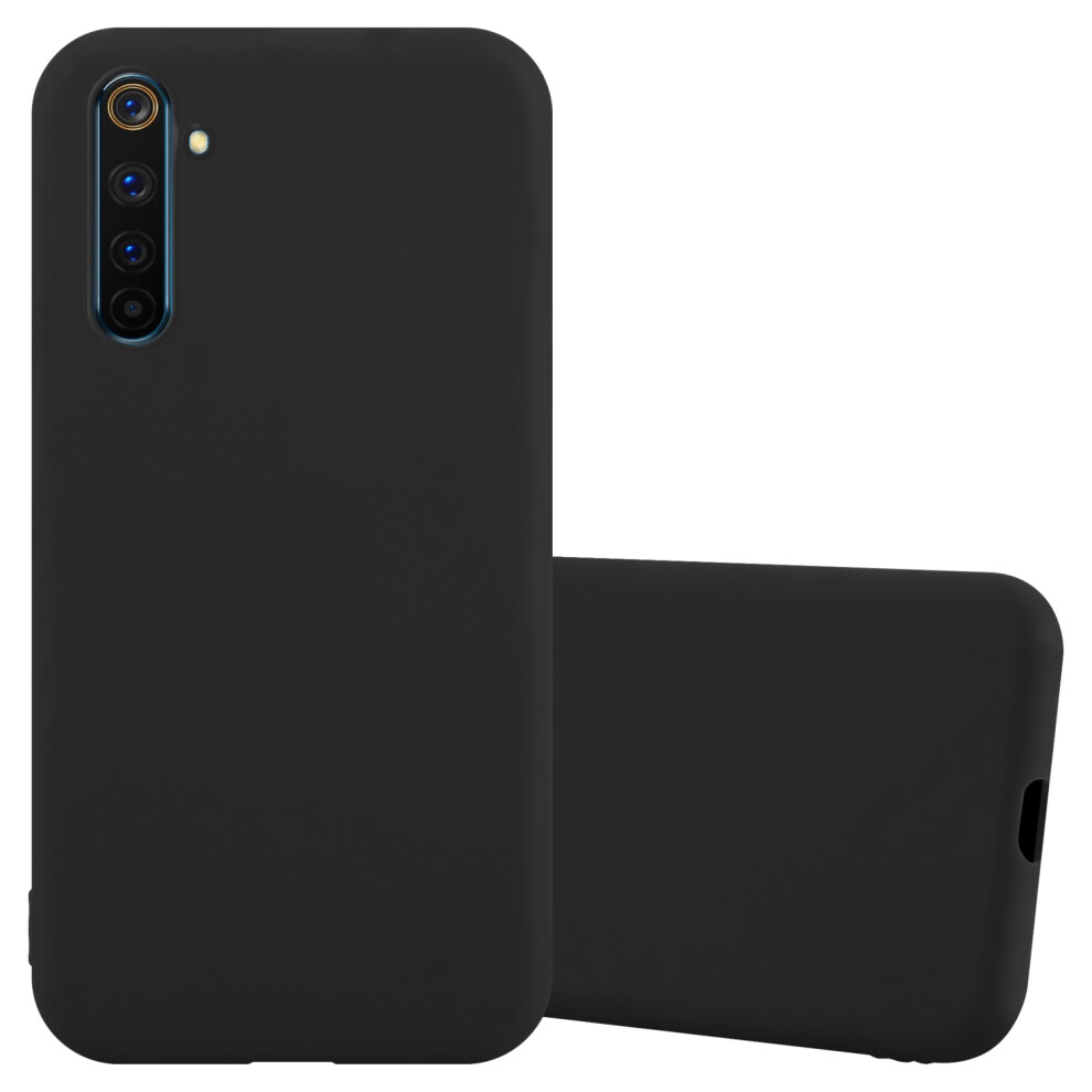 (CANDY BLACK) Cadorabo Case for Realme 6 PRO Cover Protection TPU Silicone Gel Back case Candy Design