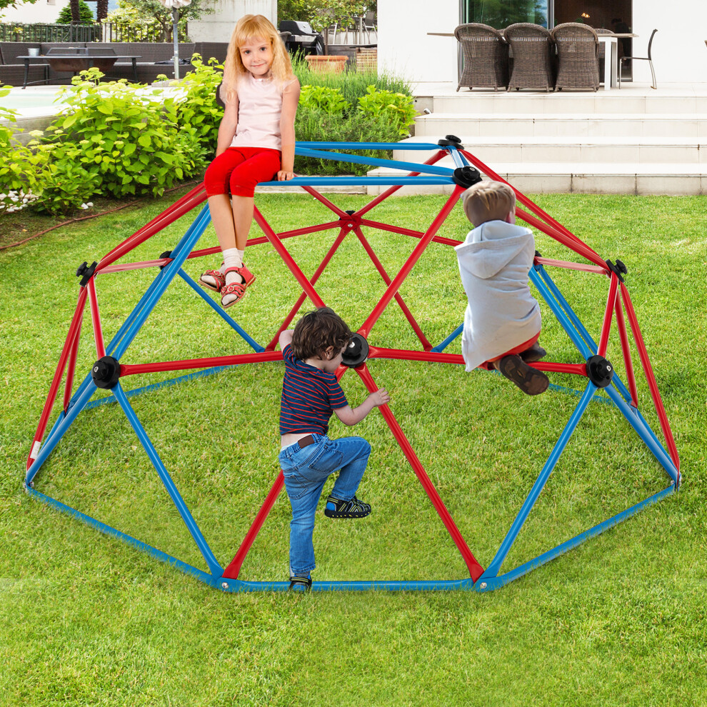 Dome Climber Geometric Climbing Frame Jungle Gym for Kids 3-10 Years