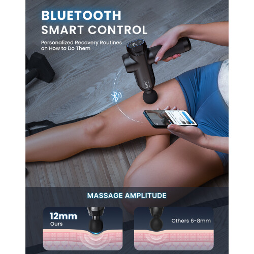 RENPHO RENPHO - Massagepistole Power+ Thermacool - Bluetooth - Schwarz 2