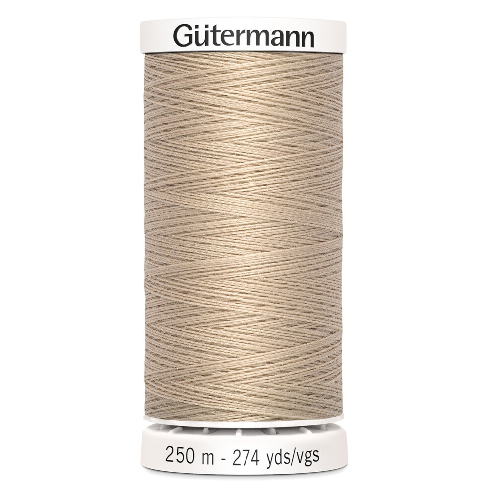 Gutermann Sew-All Thread 274yd-String Beige 250P-505