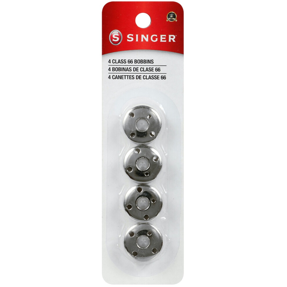 Singer Metal Class 66 Bobbins-4/Pkg 2139