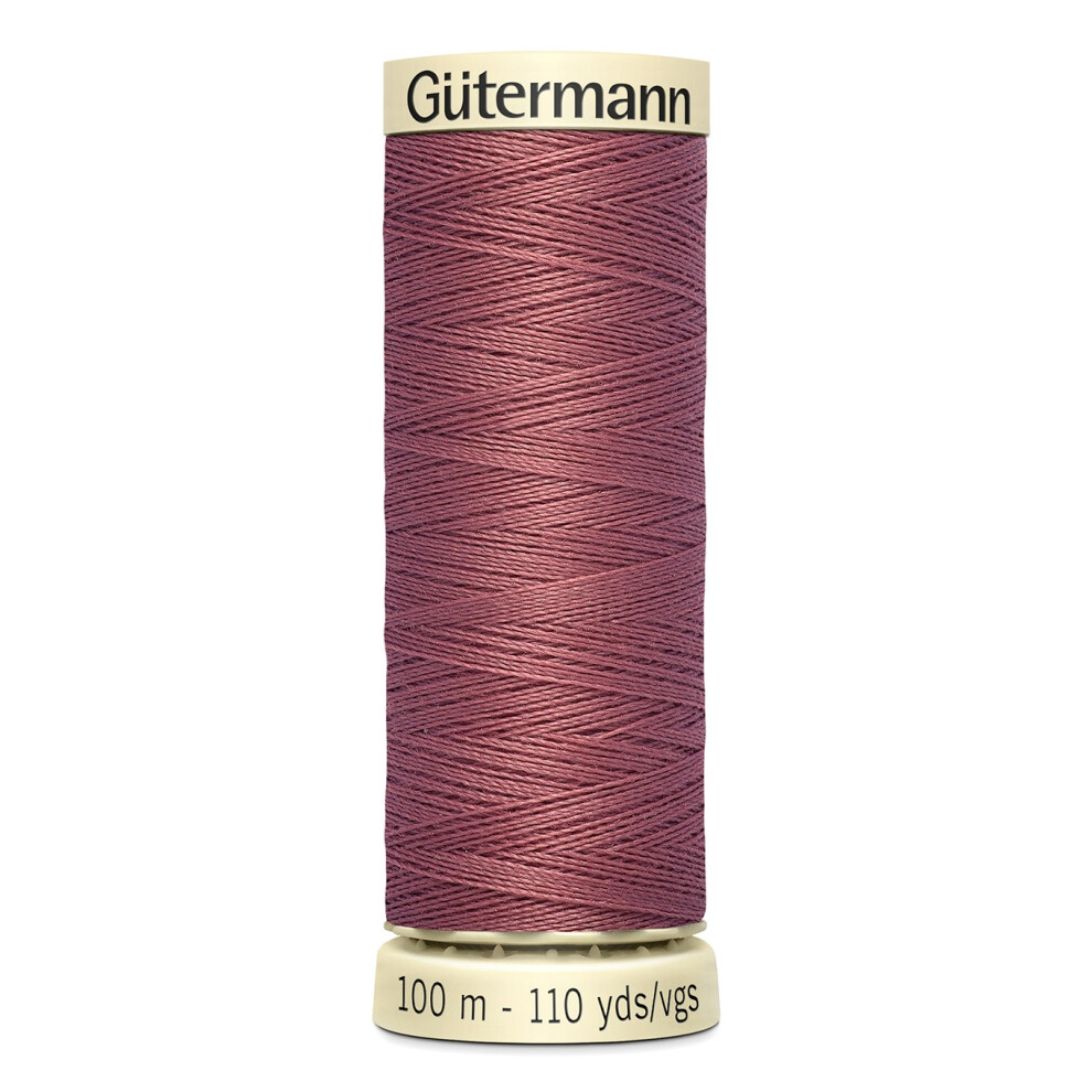 Gutermann Sew-All Thread 110yd-Dark Rose 100P-324