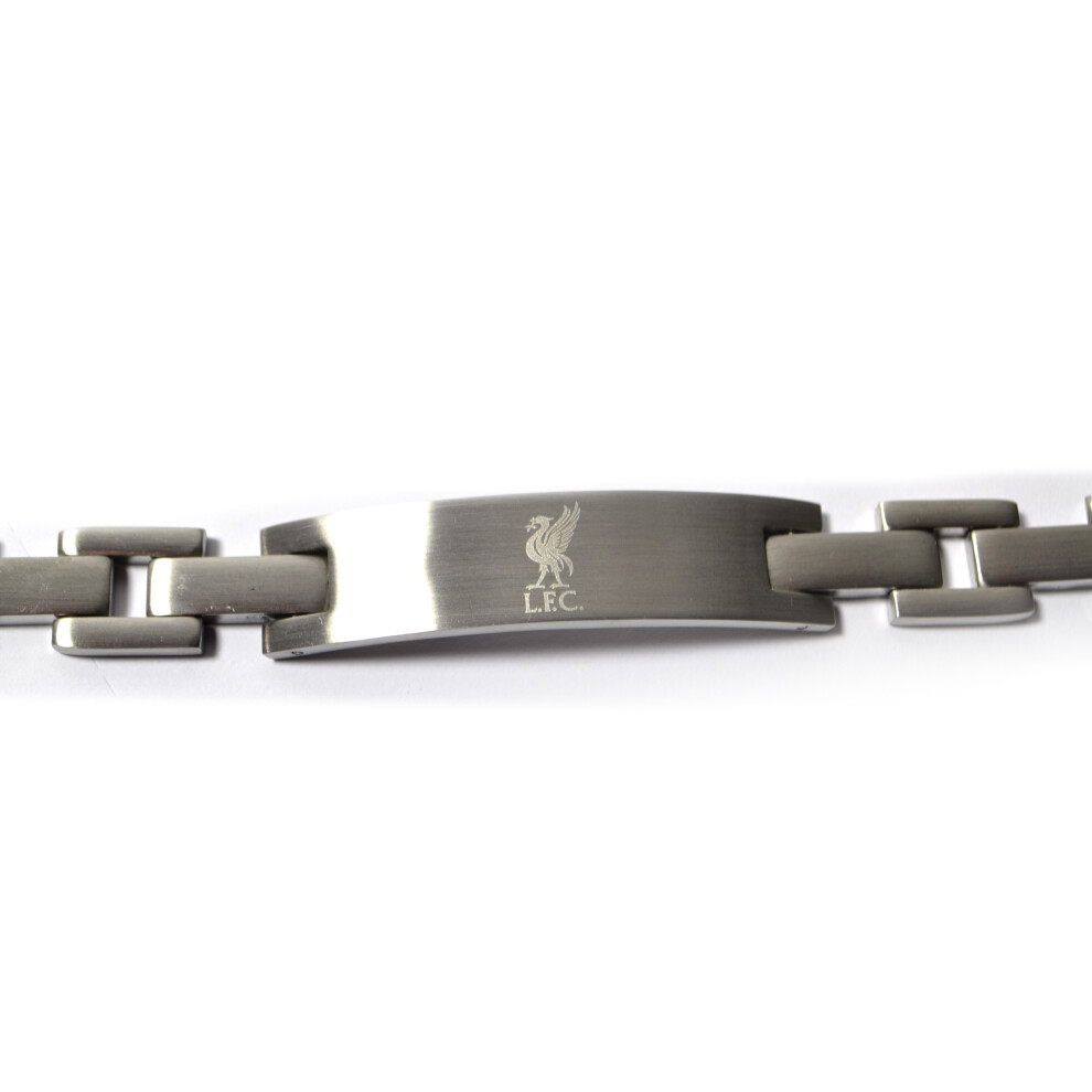 Liverpool Fc Stainless Steel Bracelet Silver