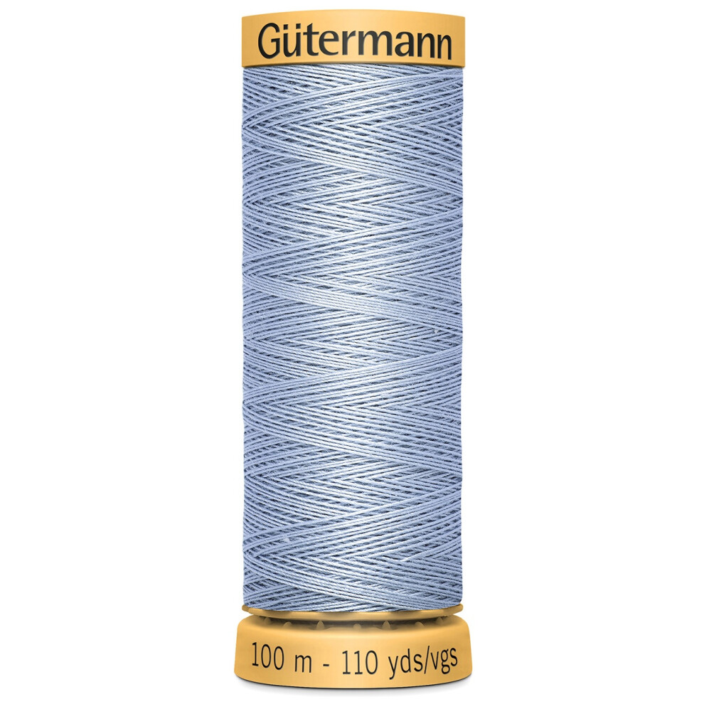 Gutermann Natural Cotton Thread 110yd-Steel Blue 103C-7290