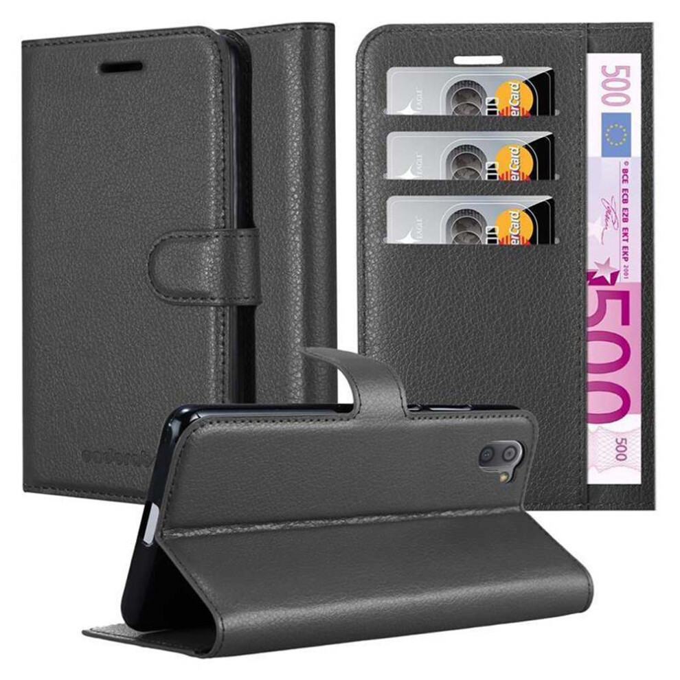 (PHANTOM SCHWARZ, Sharp Aquos R3) Cadorabo Case for Sharp Aquos R3 Cover Book Wallet Protection PU Leather Magnetic Etui-image-OPC-P8RVSC7-NEW