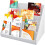 2PCS Card Display Stand 4 Collapsible Cardboard Greeting Counter Stand 1