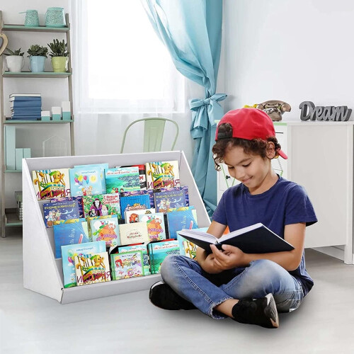 2PCS Card Display Stand 4 Collapsible Cardboard Greeting Counter Stand 2