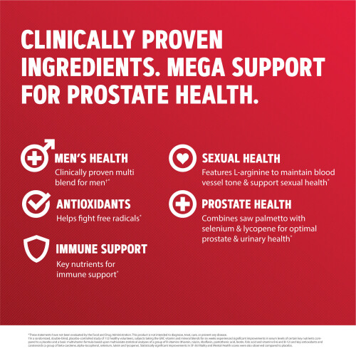 GNC Mega Men Prostate & Virility Multivitamin, 90 Caplets 2