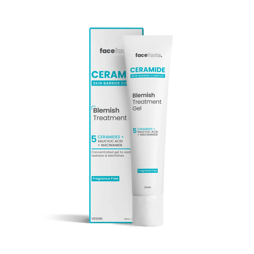 Face Facts Ceramide Skin Barrier Complex Blemish Treatment Gel - 50Ml Vegan X 1