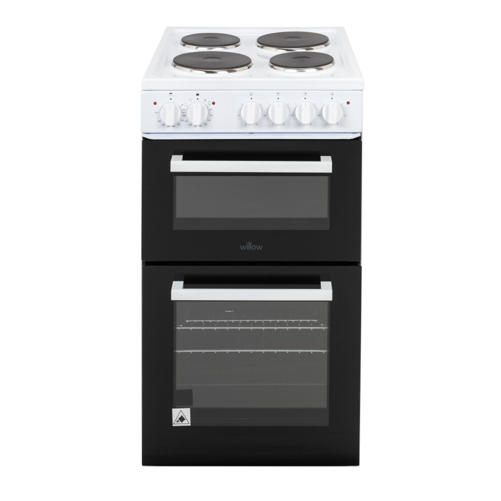 Freestanding Electric Cooker 50cm Wide Twin Cavity Cooker