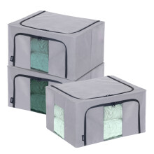 LIVIVO Set of 3 Fabric Foldable Storage Bags