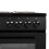 Willow Appliances Willow 62L Black Electric 50cm Single Cavity Cooker, Solid 4 Zone Hob 2