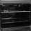 Willow Appliances Willow 62L Black Electric 50cm Single Cavity Cooker, Solid 4 Zone Hob 6
