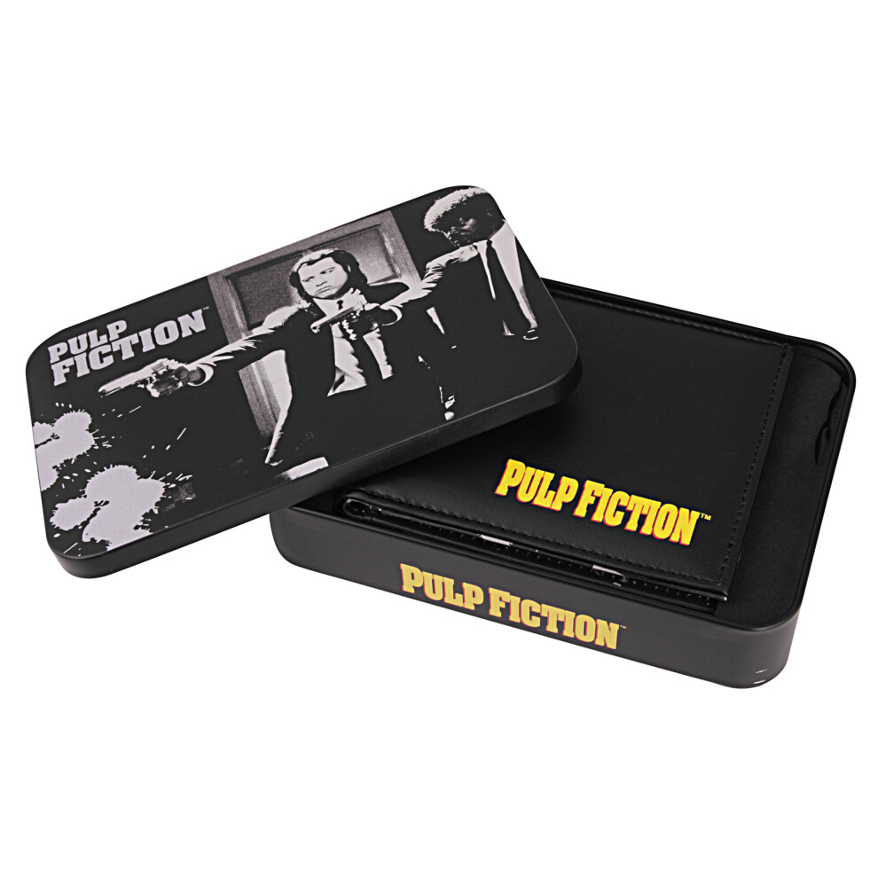 Pulp Fiction Wallet Money Leather Tin Vincent Vega Jules Winnfield OFFICIAL Gift