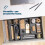 LIVIVO (Grey) LIVIVO 8-Piece Drawer Divider Set 7