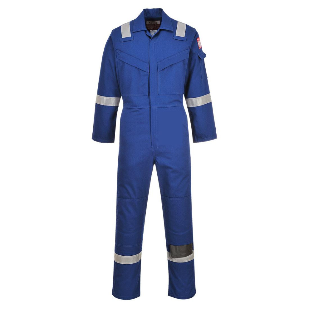 (3XL, Royal Blue) Portwest Unisex Adult Flame Resistant Anti-Static Overalls