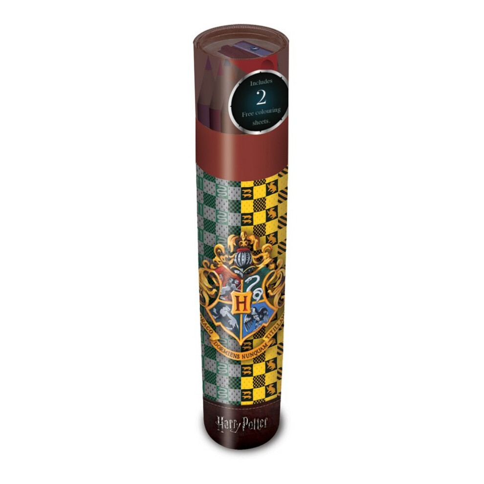 Harry Potter Hogwarts Coloured Pencil Set Multicoloured
