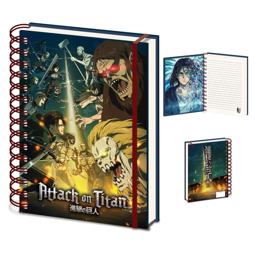 Attack on Titan A5 Wirebound Notebook