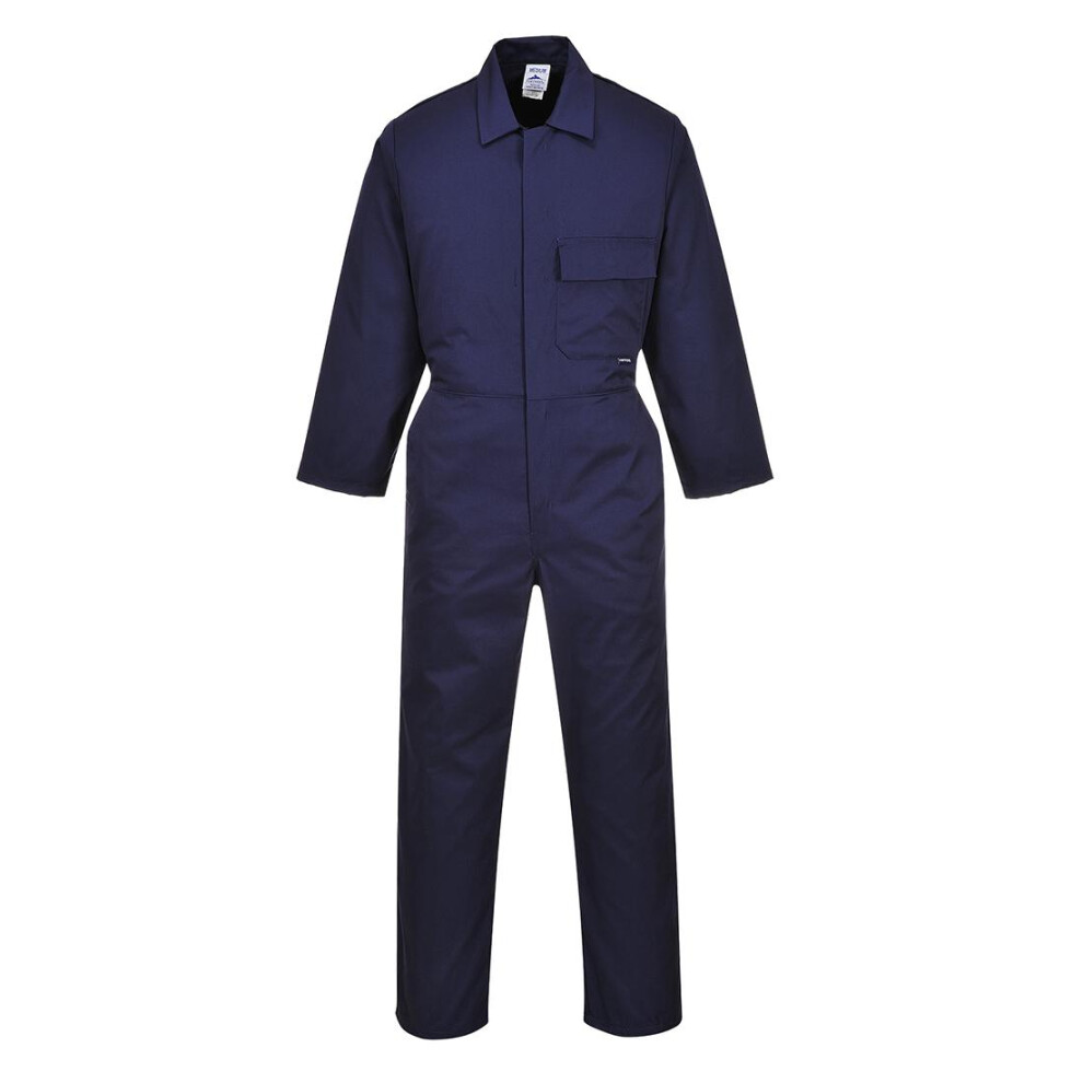 (2XL, Navy) Portwest Mens Long-Sleeved Overalls