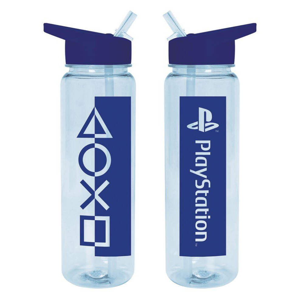 Playstation Logo Plastic Water Bottle