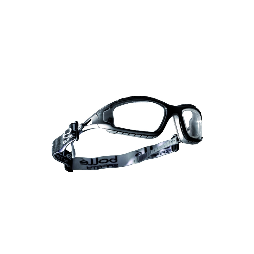 Bolle TRACPSI Tracker Spectacles Black Nylon Frame Clear Anti-Scratch/Fog Lens