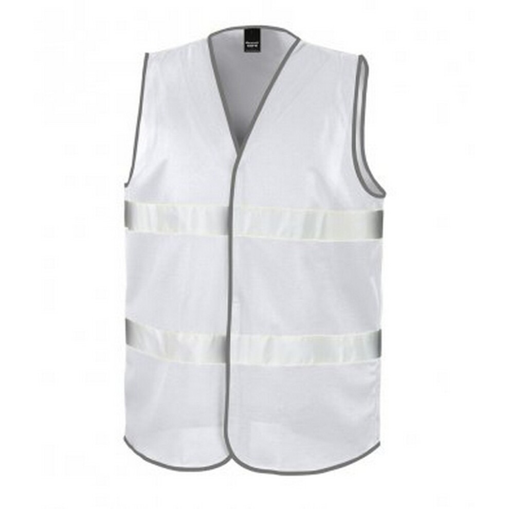 (XS, White) Result Adults Unisex Core Enhanced Vis Vest