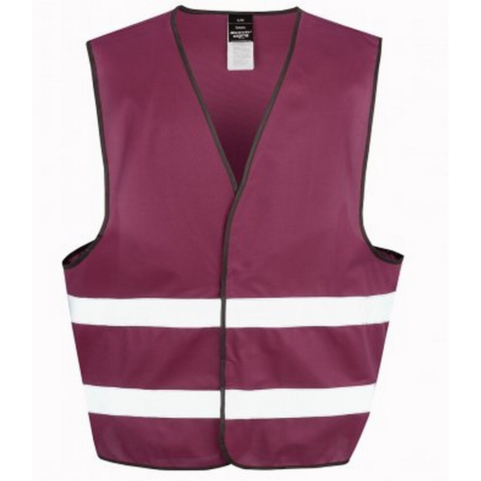 (XS, Burgundy) Result Adults Unisex Core Enhanced Vis Vest