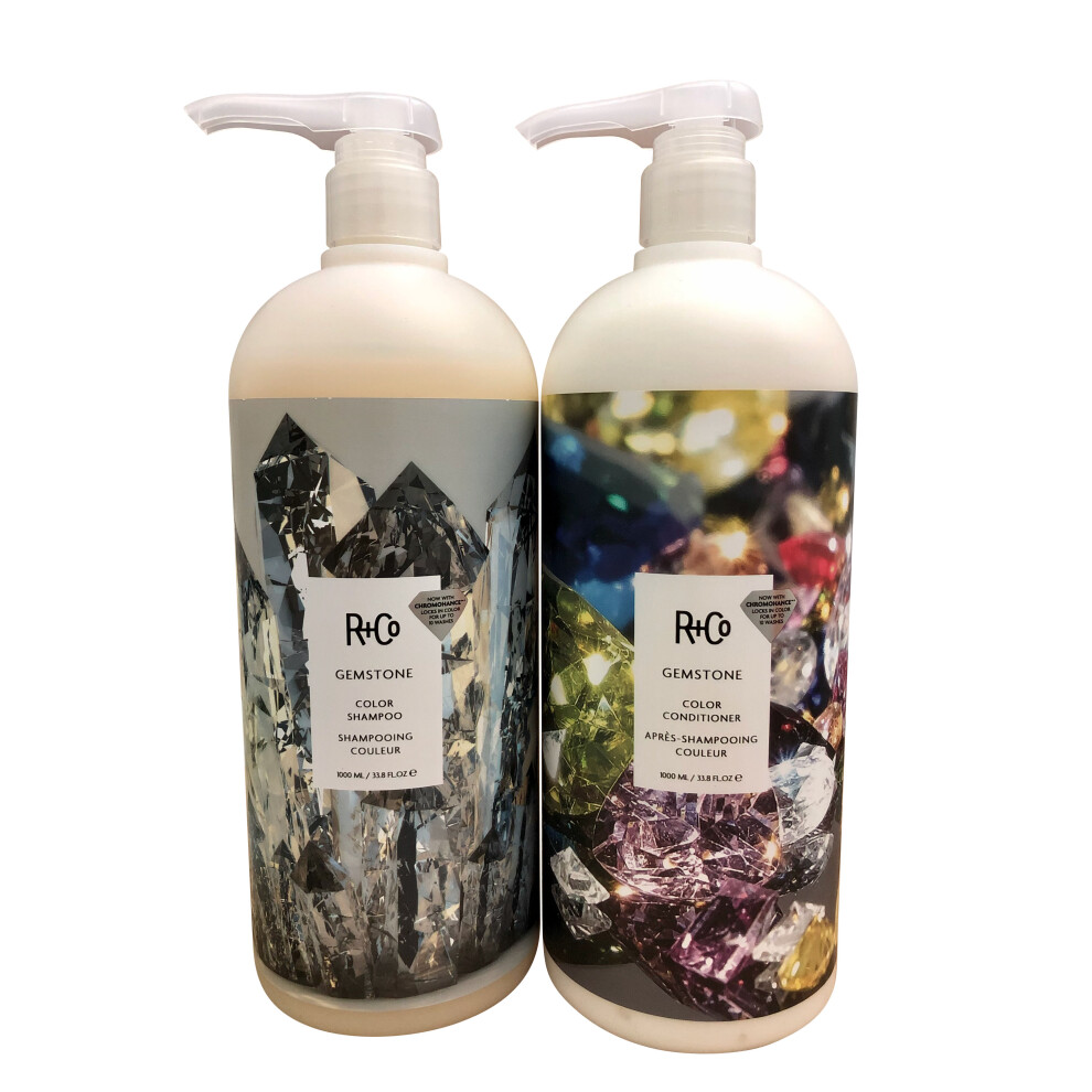 R+Co Gemstone Color Shampoo & Conditioner Set 33.8 OZ Each