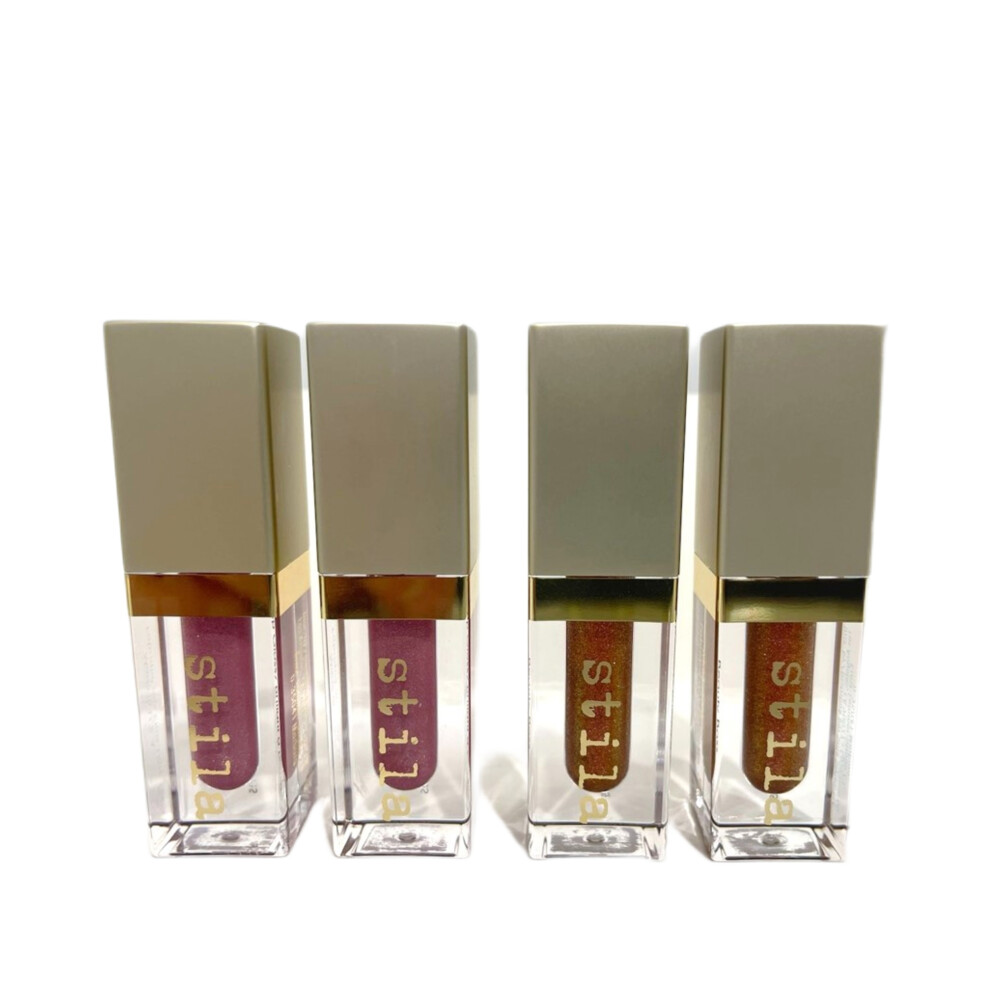 Stila Beauty Boss Lip Gloss Synergy & Elevator Pitch 1.5 OZ Each Set of 2