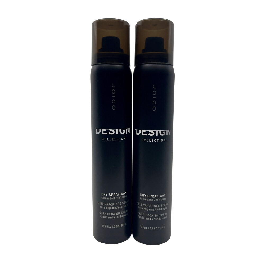 Joico Design Collection Dry Spray Wax Medium Hold Soft Shine 3.7 OZ Set of 2