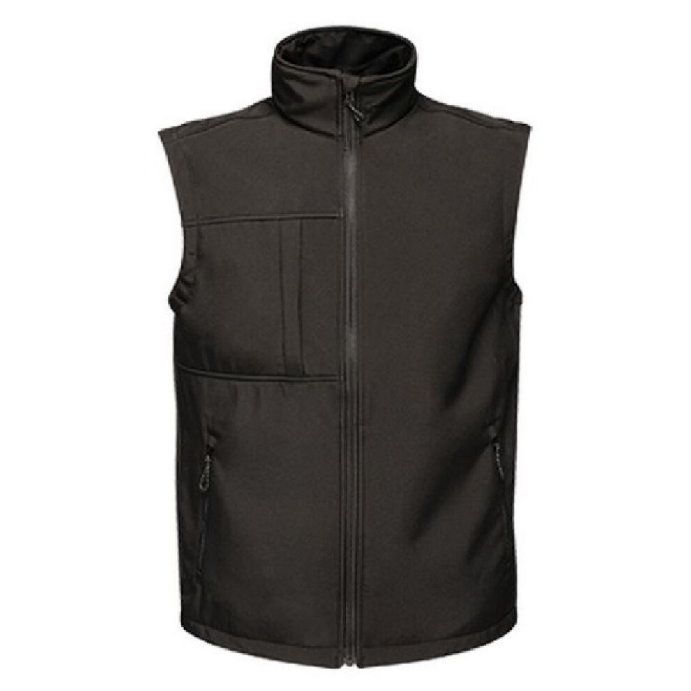 (M, Black/Black) Regatta Mens Octagon II Printable Soft Shell Bodywarmer