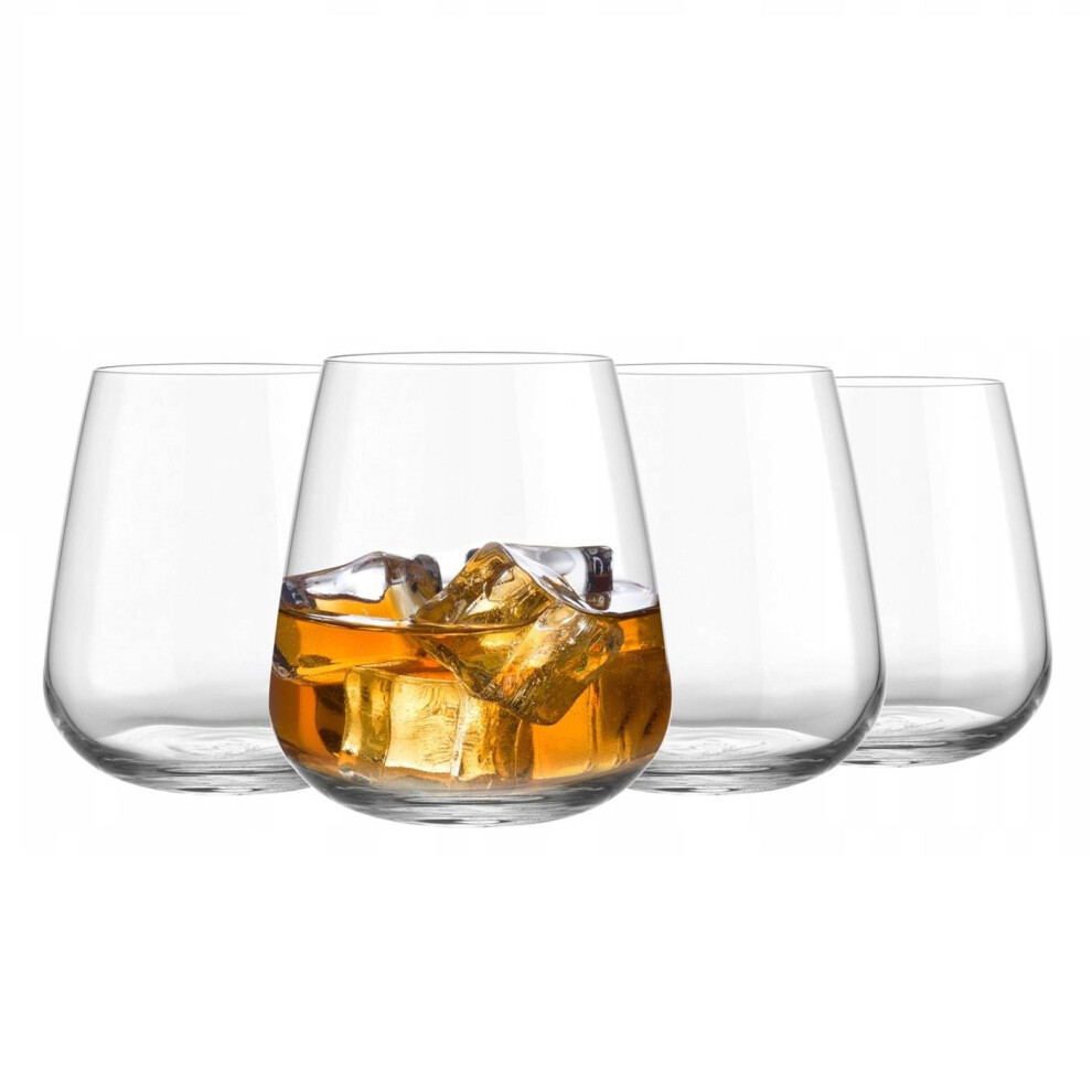 Talismano Glasses - Dishwasher Safe, 450 Ml Drinkware - Pack Of 4