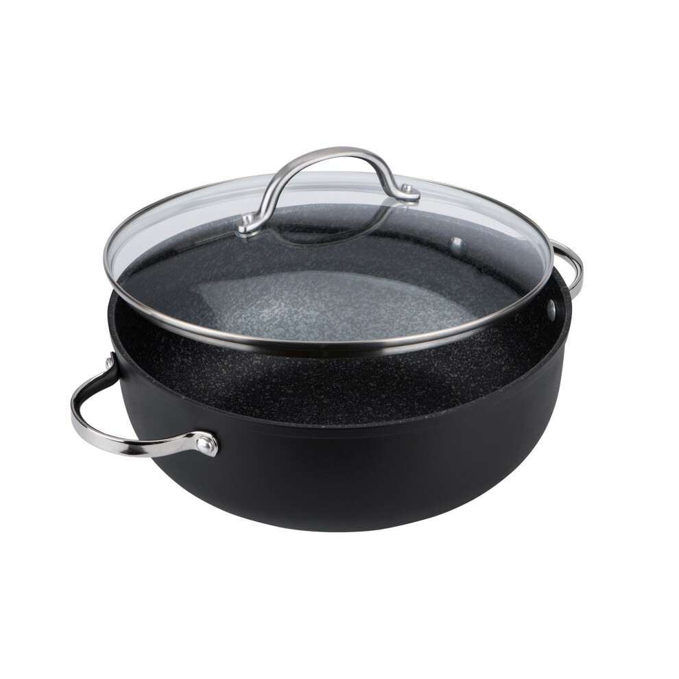 Prestige Scratch Guard Casserole Dish Induction Suitable Non Stick Dutch - 28 cm