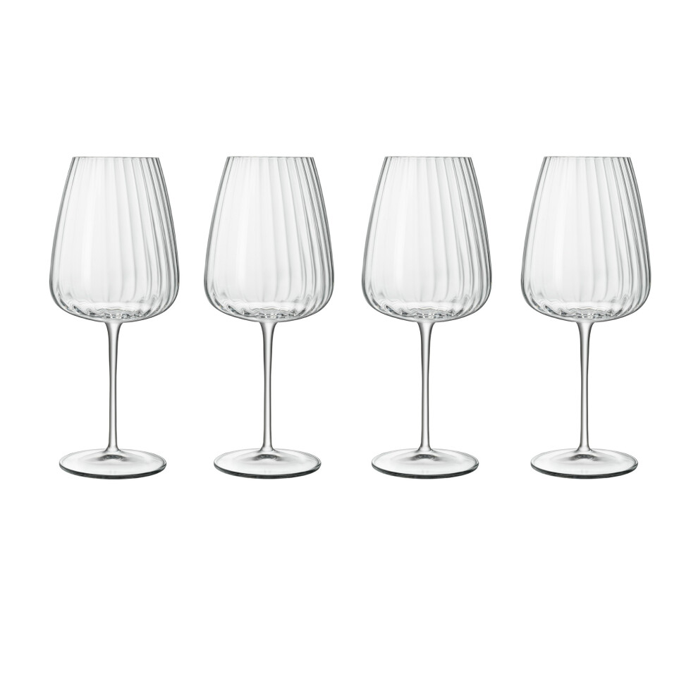 Optica Bordeaux Glasses - Dishwasher Safe, 700 Ml - Pack Of 4