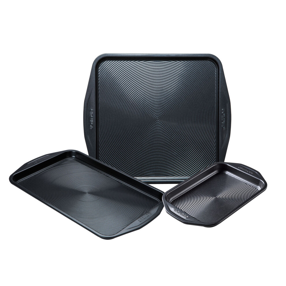 Circulon Ultimum Bakeware Set in Carbon Steel - Durable Baking Tray - Pack of 3