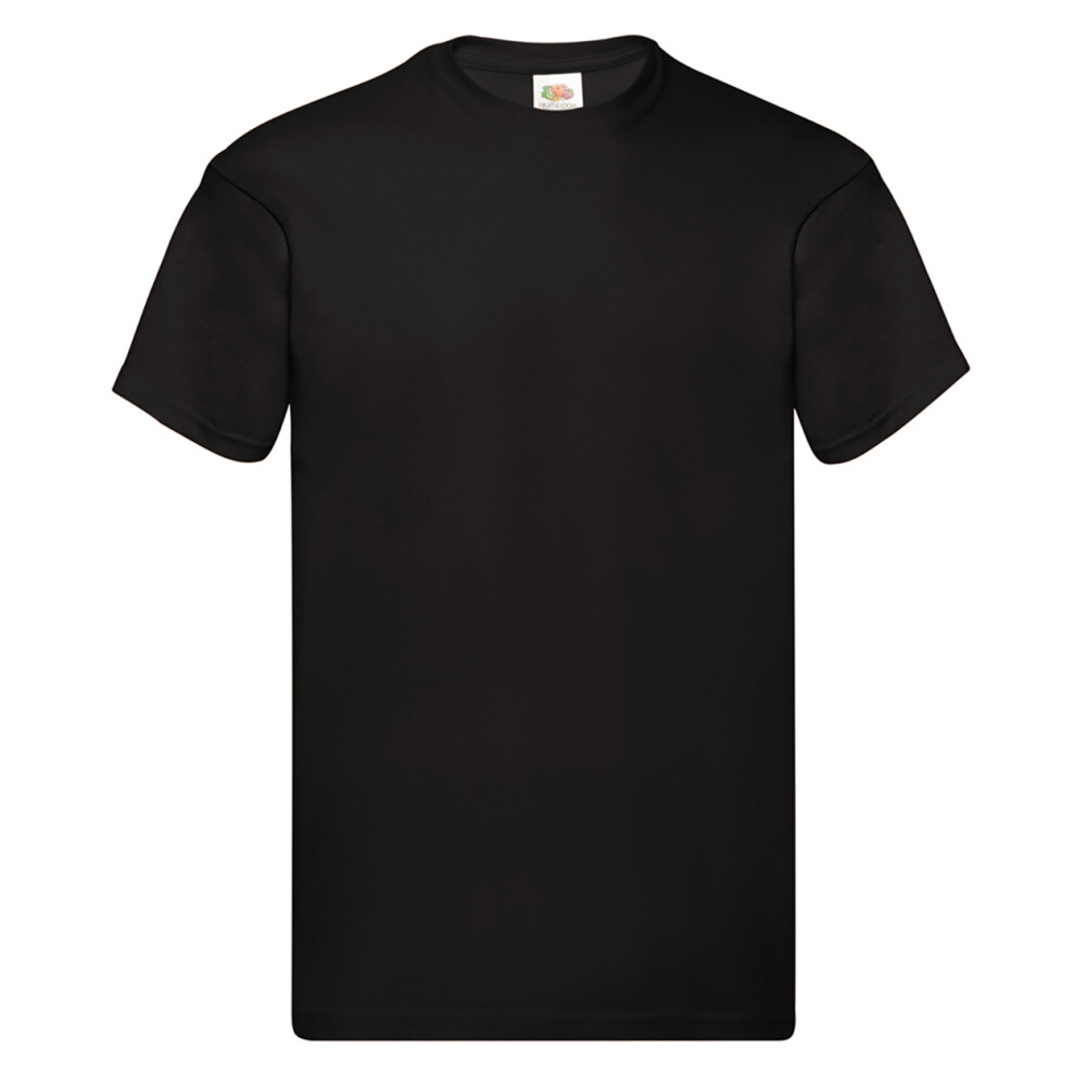 (5XL, Black) Screen Stars Fruit Of The Loom Mens Original Short Sleeve T-Shirt