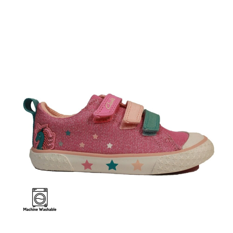 (12.5 (Children's)) Foxing Play Kids | Pink | Children's Canvas Summer Shoes