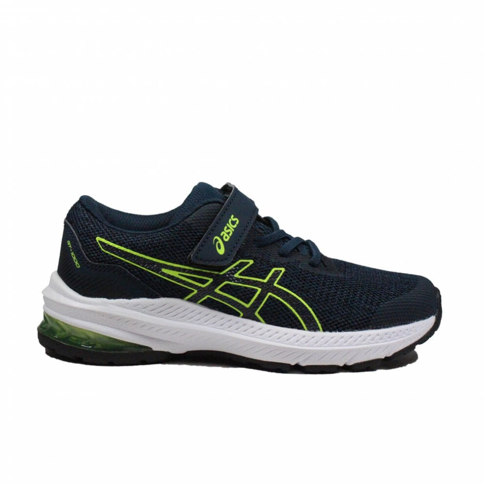 GT-1000 11 PS | French Blue/Hazard Green | Childrens Running Trainers