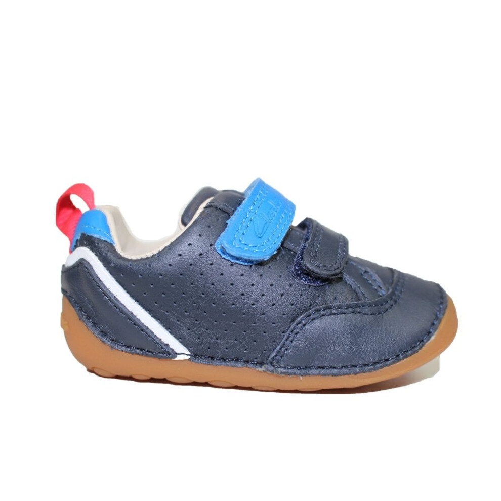 Tiny Sky Toddler | Navy Leather | Childrens Pre Walker Shoes