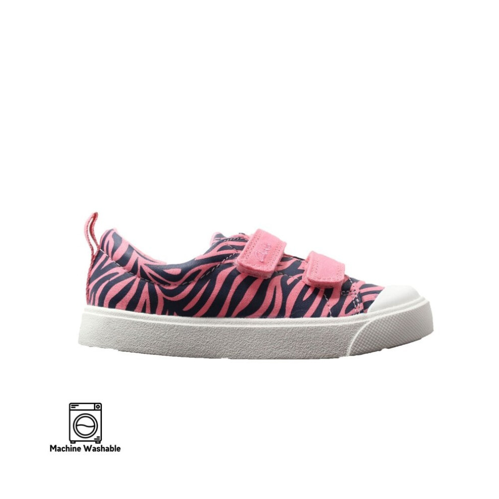 City Bright Toddler | Pink Combi | Childrens Rip Tape Casual Shoes